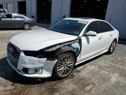 Salvage cars for sale at Jacksonville, FL auction: 2016 Audi A6 Premium Plus