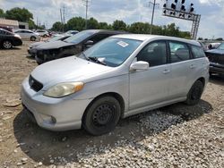 Salvage cars for sale from Copart Columbus, OH: 2007 Toyota Corolla Matrix XR