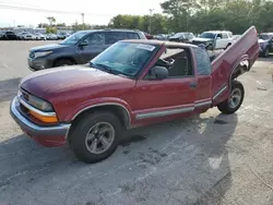 Chevrolet salvage cars for sale: 2000 Chevrolet S Truck S10