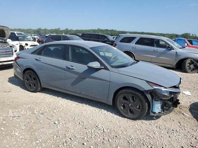 2021 Hyundai Elantra Blue