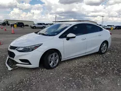 Salvage cars for sale at Temple, TX auction: 2018 Chevrolet Cruze LT