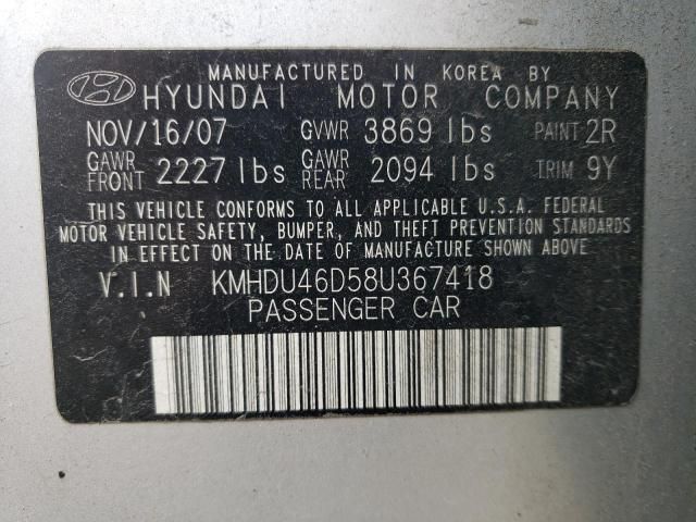 2008 Hyundai Elantra GLS