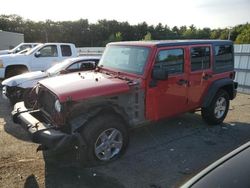 Jeep salvage cars for sale: 2014 Jeep Wrangler Unlimited Sport