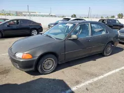 Salvage cars for sale at Van Nuys, CA auction: 1992 Honda Civic LX