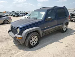 Jeep salvage cars for sale: 2002 Jeep Liberty Sport