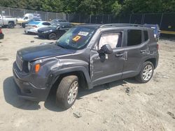 Jeep Renegade Latitude salvage cars for sale: 2017 Jeep Renegade Latitude