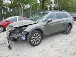 Salvage cars for sale at Cicero, IN auction: 2017 Subaru Outback 2.5I Limited