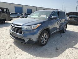 Salvage cars for sale at Haslet, TX auction: 2015 Toyota Highlander LE