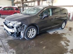 Salvage cars for sale at Eldridge, IA auction: 2017 Chrysler Pacifica Touring