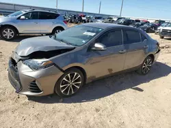 Salvage cars for sale at Amarillo, TX auction: 2017 Toyota Corolla L