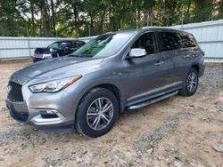 Salvage cars for sale at Austell, GA auction: 2017 Infiniti QX60