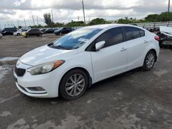 Salvage cars for sale at Miami, FL auction: 2015 KIA Forte EX