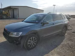 Salvage cars for sale at Temple, TX auction: 2021 Volkswagen Tiguan SE