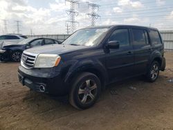 Salvage cars for sale at Elgin, IL auction: 2014 Honda Pilot Exln