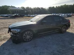 Salvage cars for sale at Charles City, VA auction: 2018 BMW 540 I