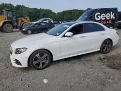 Salvage cars for sale at Windsor, NJ auction: 2018 Mercedes-Benz E 300 4matic