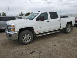 Salvage cars for sale from Copart Nisku, AB: 2015 Chevrolet Silverado K3500 LT