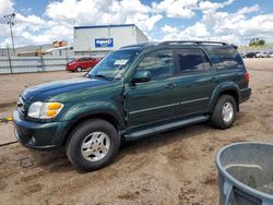 Toyota Sequoia salvage cars for sale: 2002 Toyota Sequoia Limited