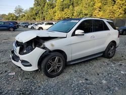 Salvage cars for sale at Waldorf, MD auction: 2017 Mercedes-Benz GLE 350 4matic