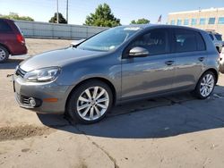 Salvage cars for sale at Littleton, CO auction: 2012 Volkswagen Golf