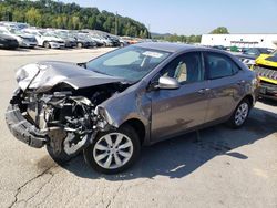 Toyota Corolla l salvage cars for sale: 2015 Toyota Corolla L