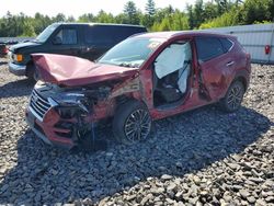 Salvage cars for sale at Windham, ME auction: 2021 Hyundai Tucson Limited