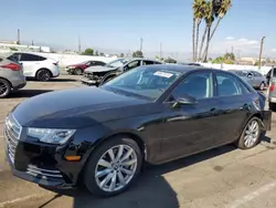 Salvage cars for sale at Van Nuys, CA auction: 2017 Audi A4 Premium