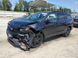 2021 Honda Pilot Black en venta en Spartanburg, SC