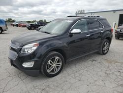 Chevrolet Equinox ltz salvage cars for sale: 2016 Chevrolet Equinox LTZ