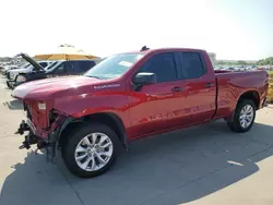 Salvage cars for sale at Grand Prairie, TX auction: 2019 Chevrolet Silverado C1500 Custom