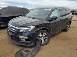 Salvage cars for sale at Brighton, CO auction: 2016 Honda Pilot EXL