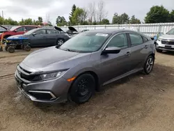 Honda salvage cars for sale: 2020 Honda Civic LX