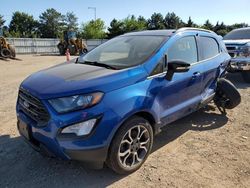 Salvage cars for sale at Elgin, IL auction: 2019 Ford Ecosport SES