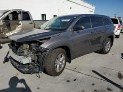 Toyota salvage cars for sale: 2014 Toyota Highlander LE