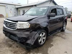 Salvage cars for sale at Pekin, IL auction: 2015 Honda Pilot EXL