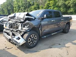 Toyota salvage cars for sale: 2017 Toyota Tundra Crewmax SR5