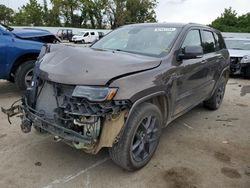 Jeep salvage cars for sale: 2021 Jeep Grand Cherokee Limited