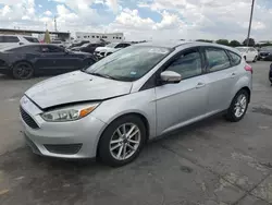 Salvage cars for sale at Grand Prairie, TX auction: 2015 Ford Focus SE