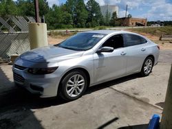 Chevrolet salvage cars for sale: 2017 Chevrolet Malibu LT