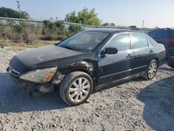 Honda salvage cars for sale: 2007 Honda Accord EX