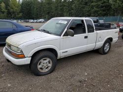 Chevrolet salvage cars for sale: 2002 Chevrolet S Truck S10