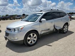 Salvage cars for sale at San Antonio, TX auction: 2011 Chevrolet Traverse LTZ