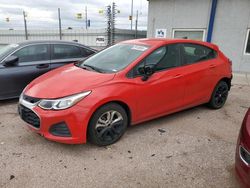 Chevrolet salvage cars for sale: 2019 Chevrolet Cruze LS