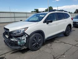 Salvage cars for sale at Littleton, CO auction: 2022 Subaru Ascent Onyx Edition