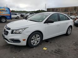 Salvage cars for sale at Fredericksburg, VA auction: 2016 Chevrolet Cruze Limited LS