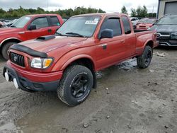 Salvage trucks for sale at Duryea, PA auction: 2002 Toyota Tacoma Xtracab