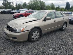 Honda salvage cars for sale: 2007 Honda Accord LX