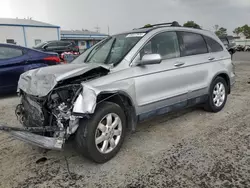 Salvage cars for sale at Tulsa, OK auction: 2007 Honda CR-V EXL