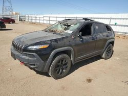 Salvage cars for sale at Adelanto, CA auction: 2016 Jeep Cherokee Trailhawk