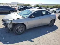 Salvage cars for sale at Las Vegas, NV auction: 2008 Pontiac G6 Value Leader